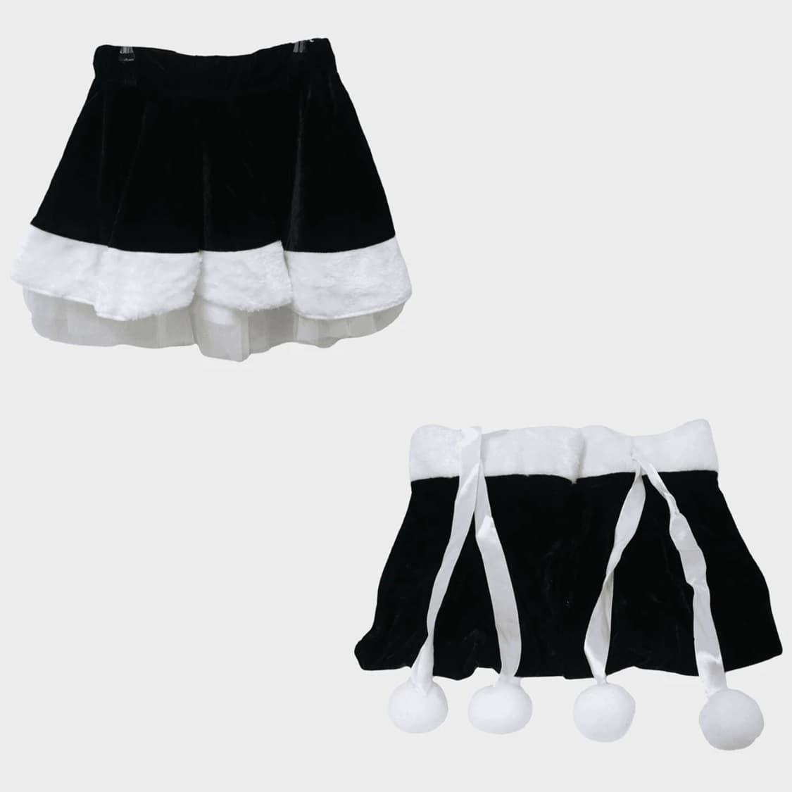 벨벳 스커트 워머 셋업 62180 상품이미지1