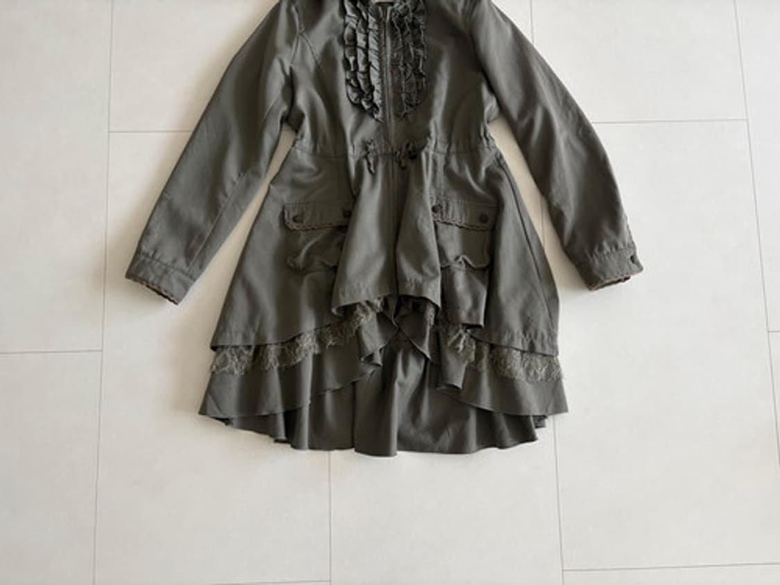 axes femme) ruffle lace military jacket 상품이미지3