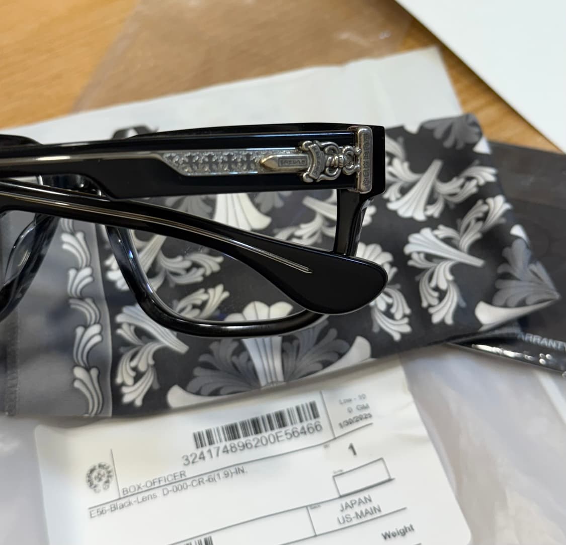 크롬하츠 박스 오피서 블랙/실버 BK 새상품 상품이미지1