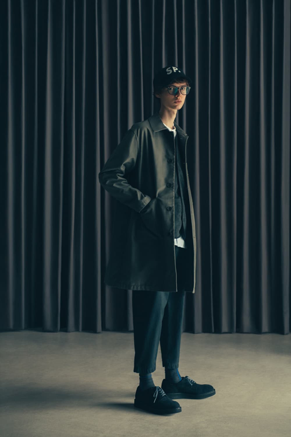 소프넷 SOPHNET. 워시드 워커 코트 블랙 M 상품이미지1