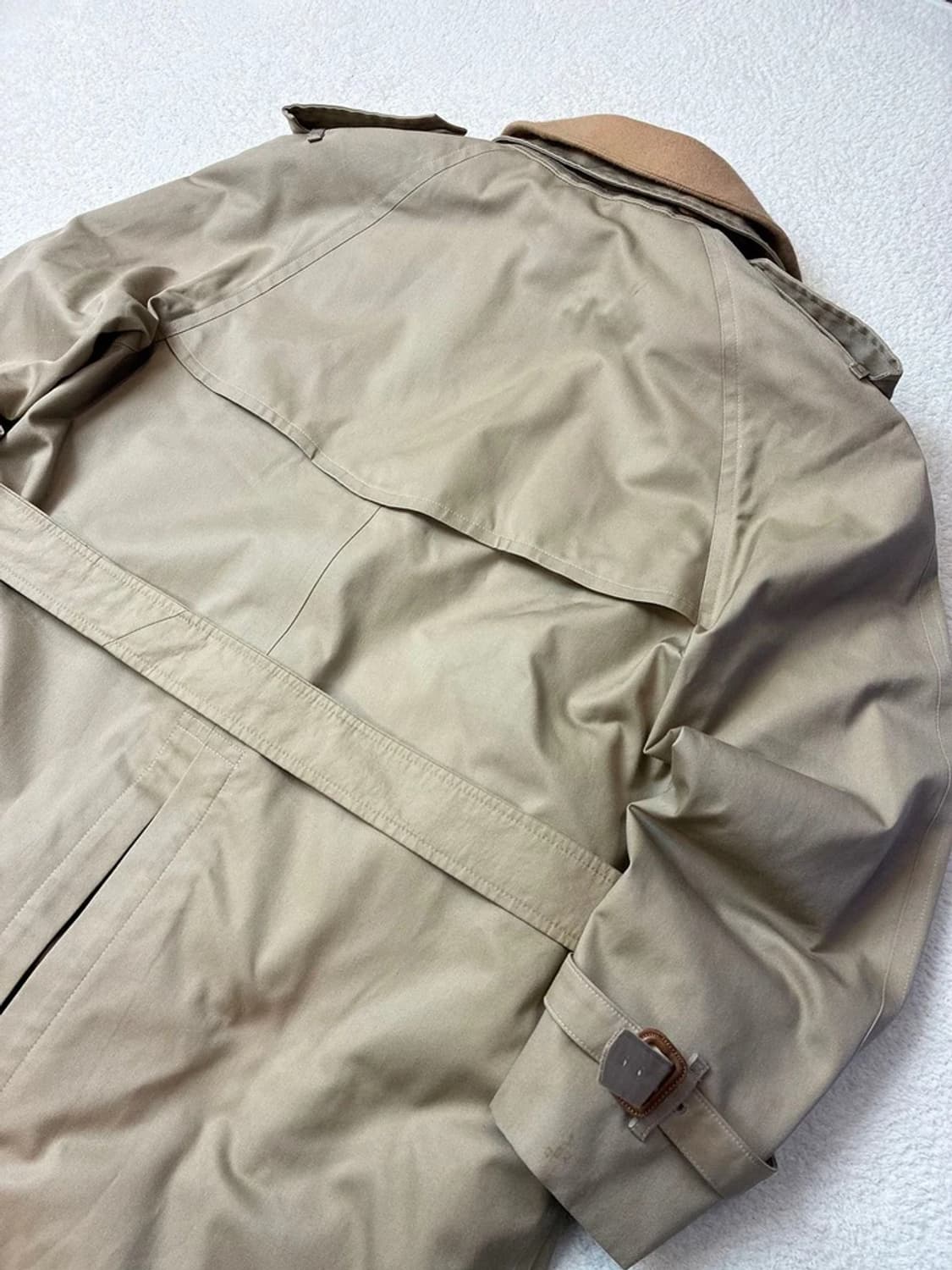 버버리 90's 풀구성 카라 울 라이너 원패널 트렌치 코트 PN5882 상품이미지7