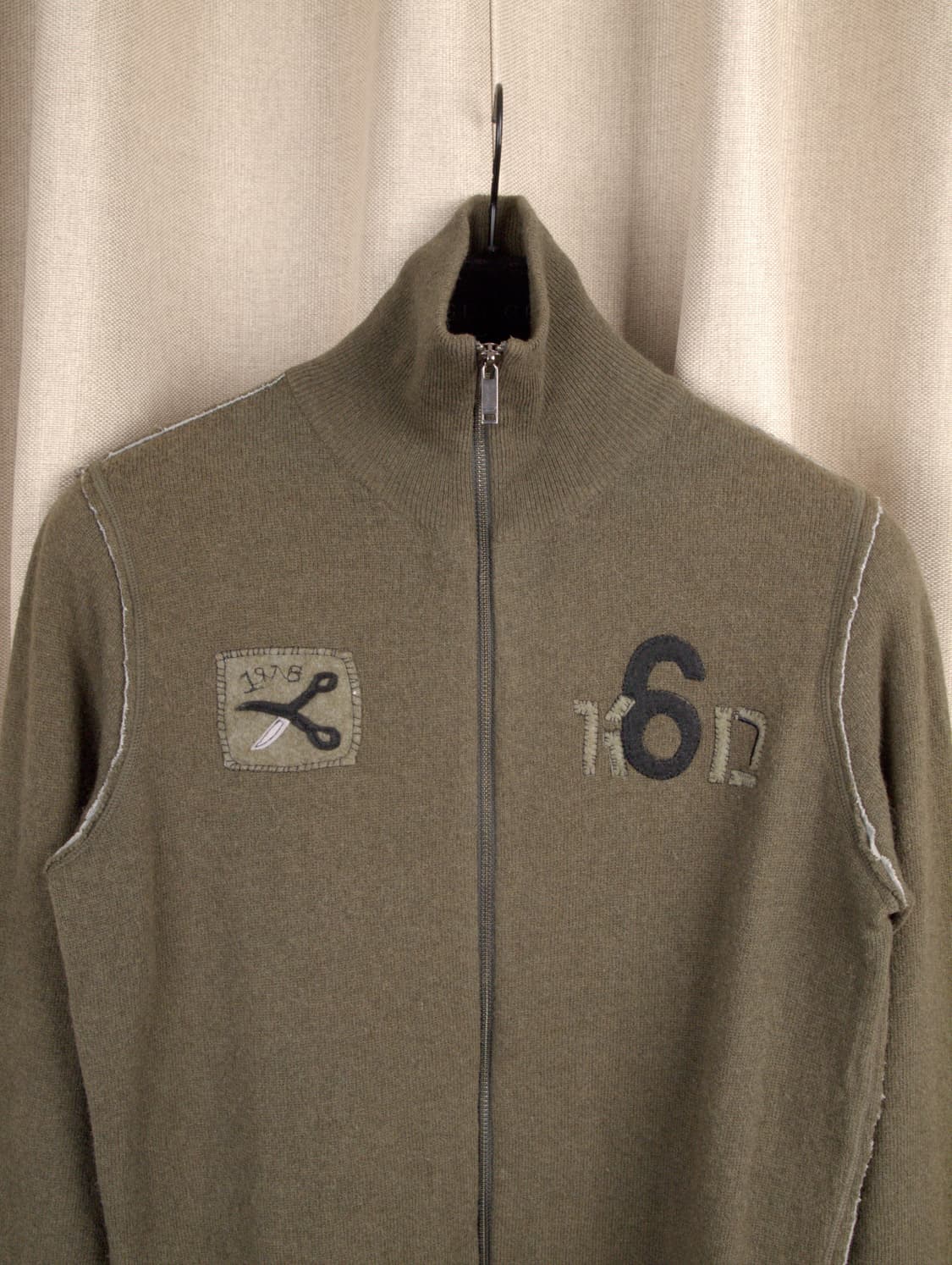 Wool Zip-up Knit Jacket 상품이미지4