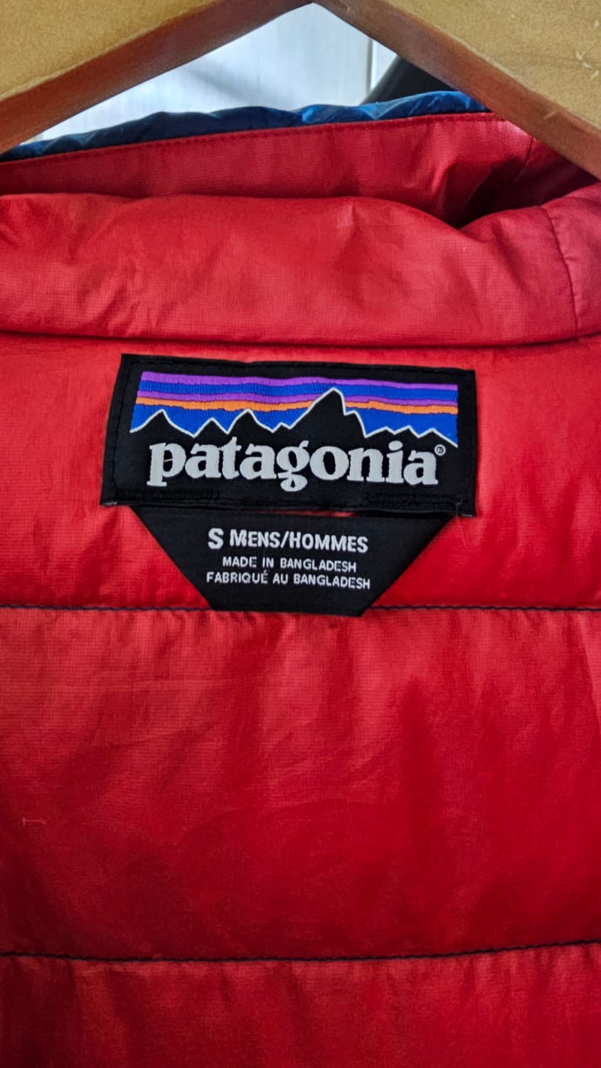 파타고니아 다운스웨터 후디 풀오버 big sure blue s(95-98 상품이미지10