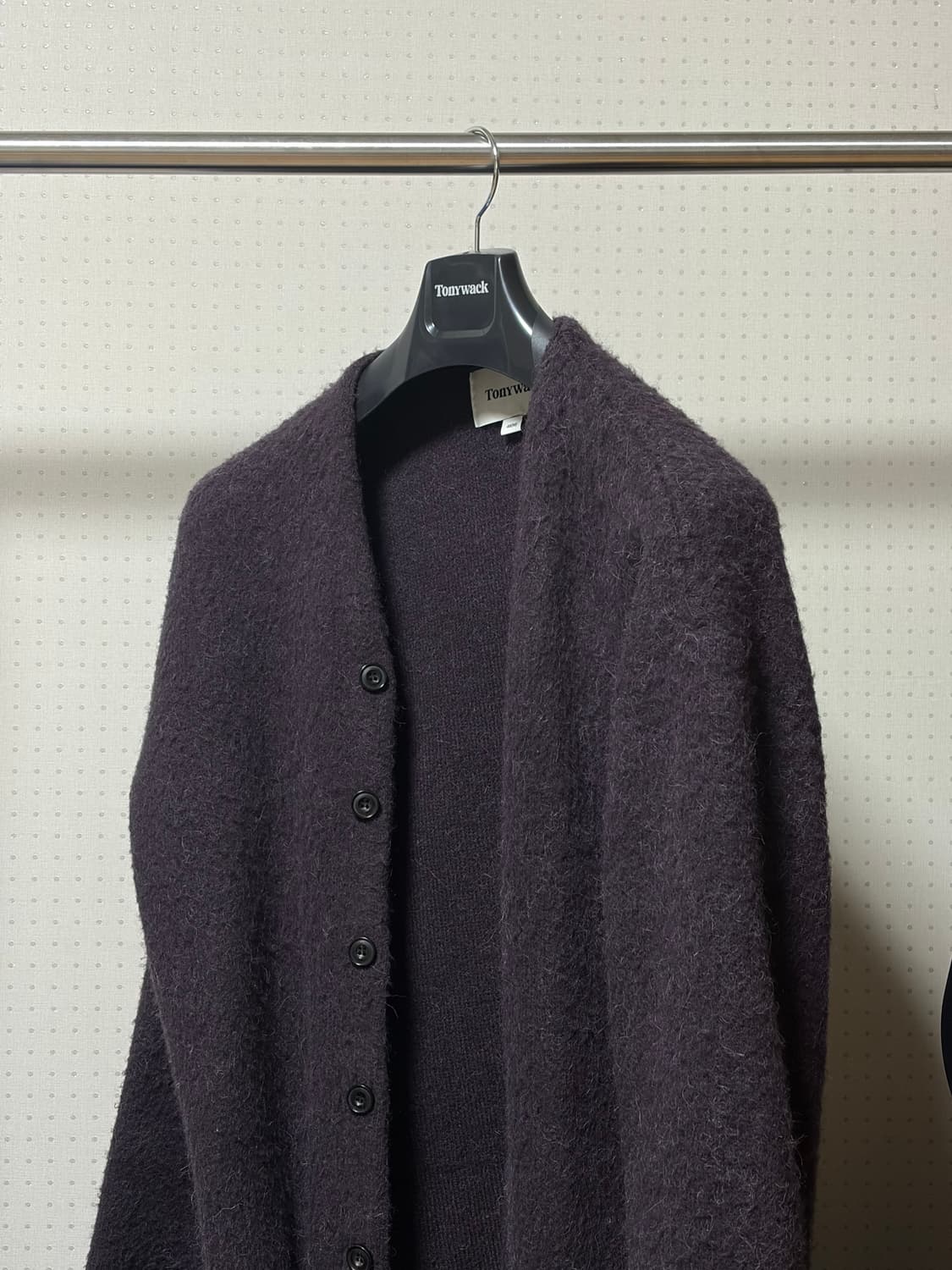 [TONYWACK] 토니웩 브러쉬드 모헤어 아이코닉 가디건 상품이미지2