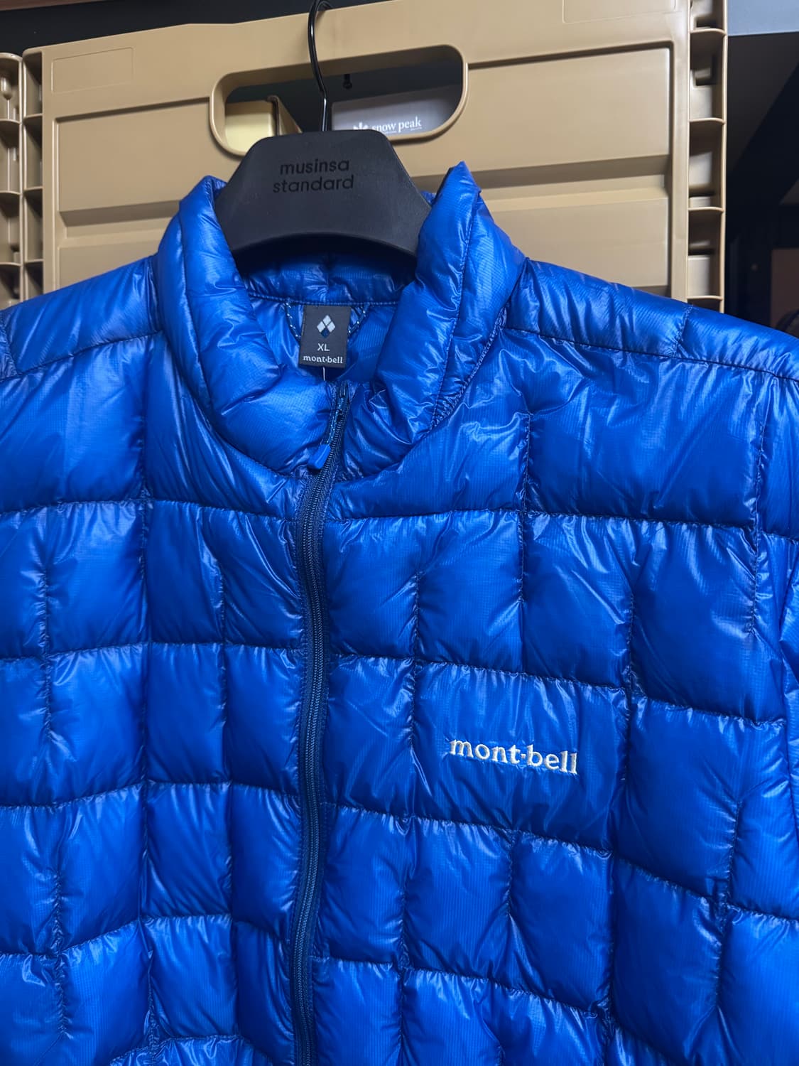 몽벨 플라즈마 1000 다운 자켓, 프라이머리 블루  상품이미지2