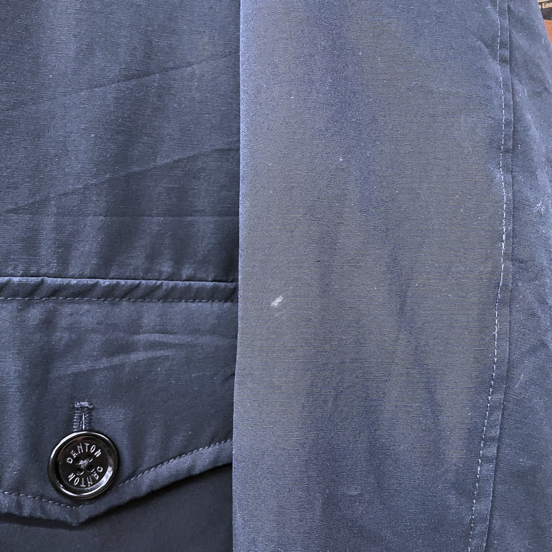 10s 단톤 후드 버튼 집업 네이비 다운 자켓 N205 상품이미지4