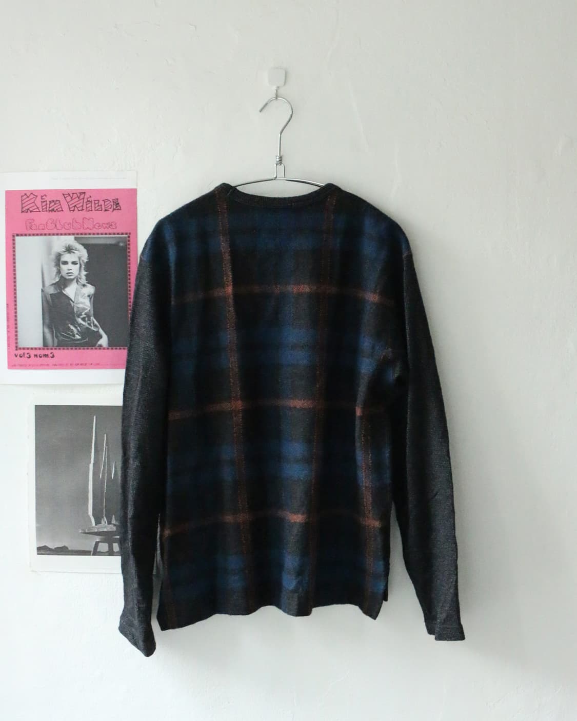 꼼데가르송 옴므 체크 니트 상품이미지2