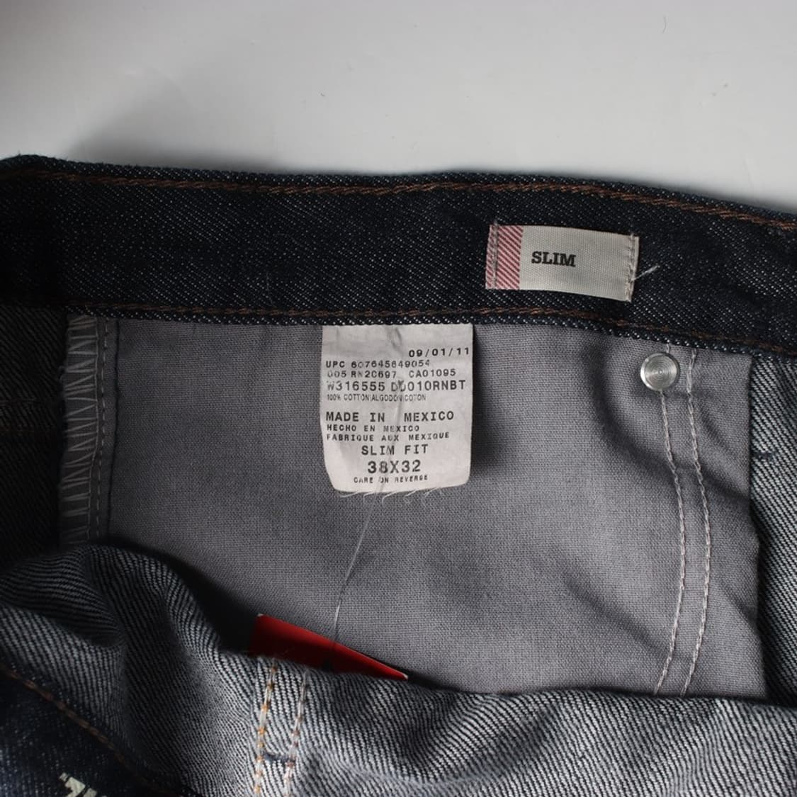 디키즈 슬림 핏 인디고 데님 팬츠 38 상품이미지7