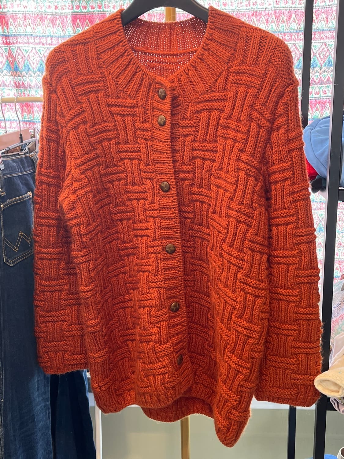 Vintage 70s 니트 가디건 상품이미지1