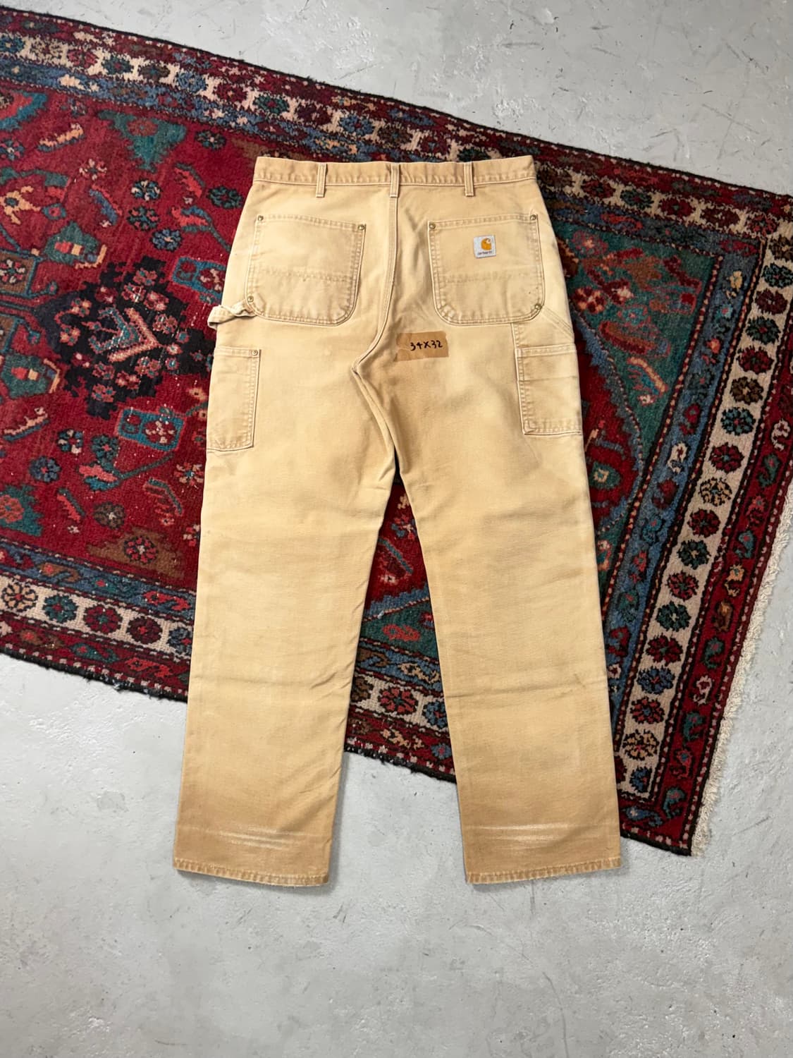 OG USA Made 칼하트 더블니 브라운 칼하트 B01 BRN 썩블니 상품이미지4