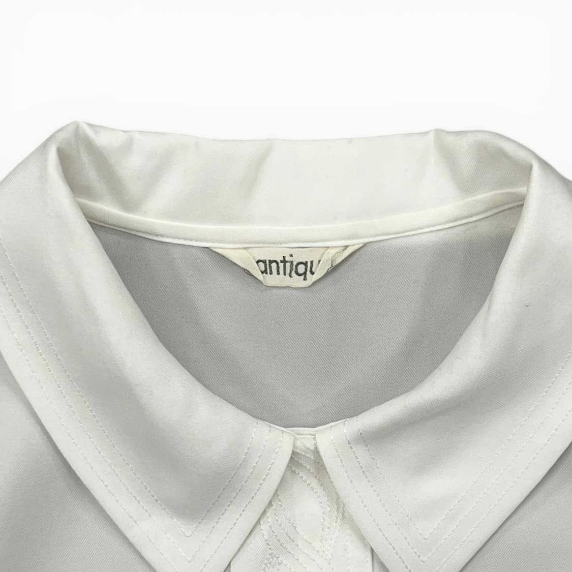 White Basic Onion Shirt 상품이미지7