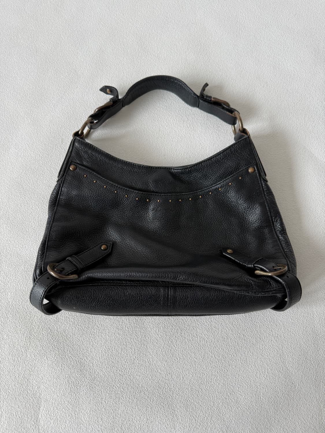 Pre owned 레더 숄더백 상품이미지2