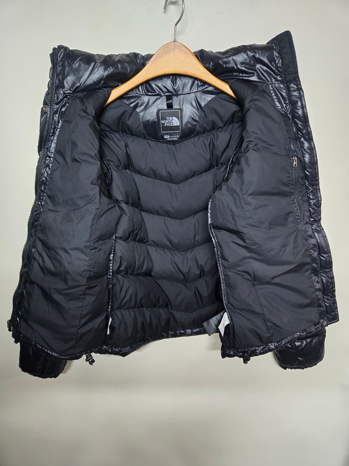 노스페이스 여성 구스다운 패딩 블랙 85  상품이미지3