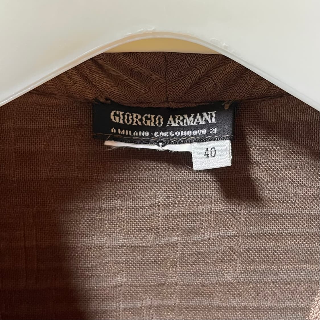 90s 조르지오 아르마니 튜닉 셔츠 / 미니멀 드레스 핏 / 40 상품이미지2