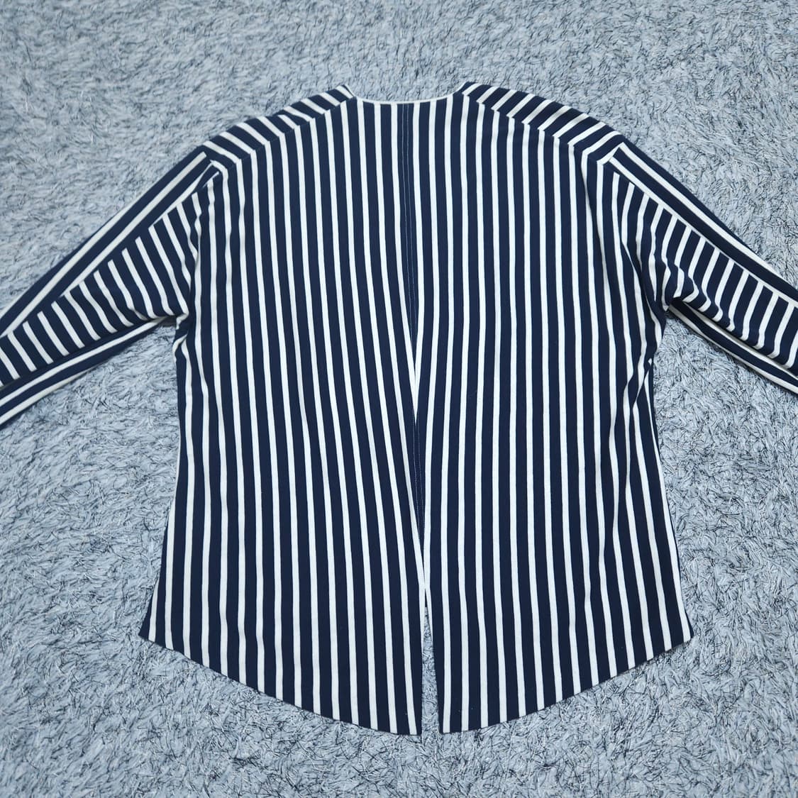 시스템) Free 여자 스트라이프 브이넥티셔츠 / 왕눈이샵 상품이미지6