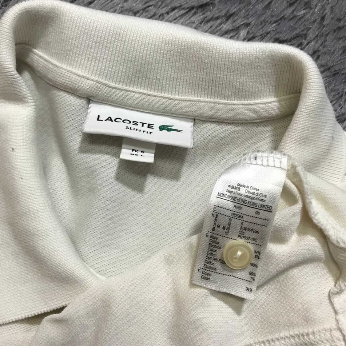 [[L, A급] 라코스테(LACOSTE) 슬림핏 반팔 폴로티셔츠@629 상품이미지5