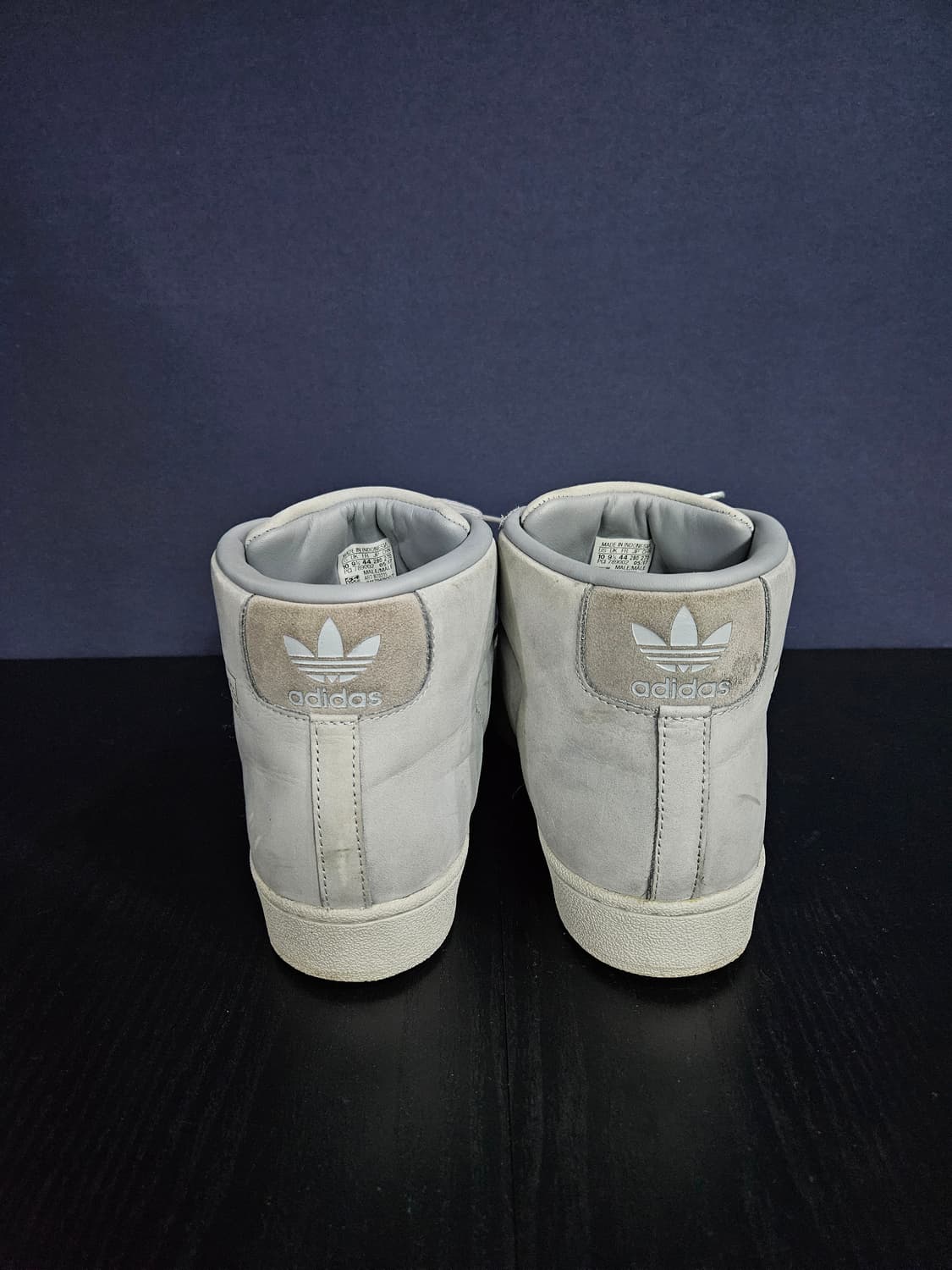아디다스 슈퍼스타 그레이 남성 265~270 하이탑 상품이미지3