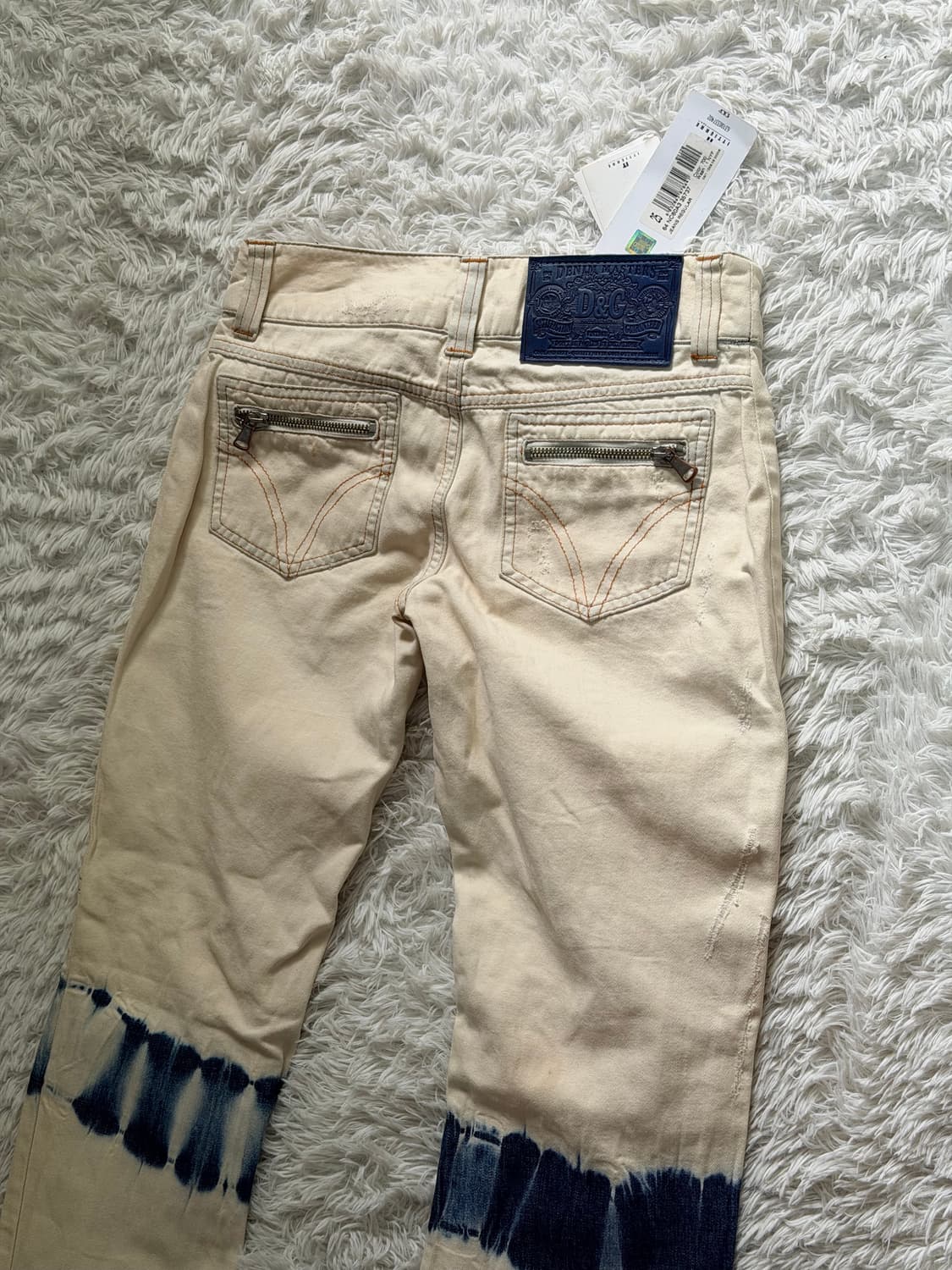 [Dolce & Gabbana] 빈티지 다이 테일러드 데님 팬츠 (D&G 상품이미지9