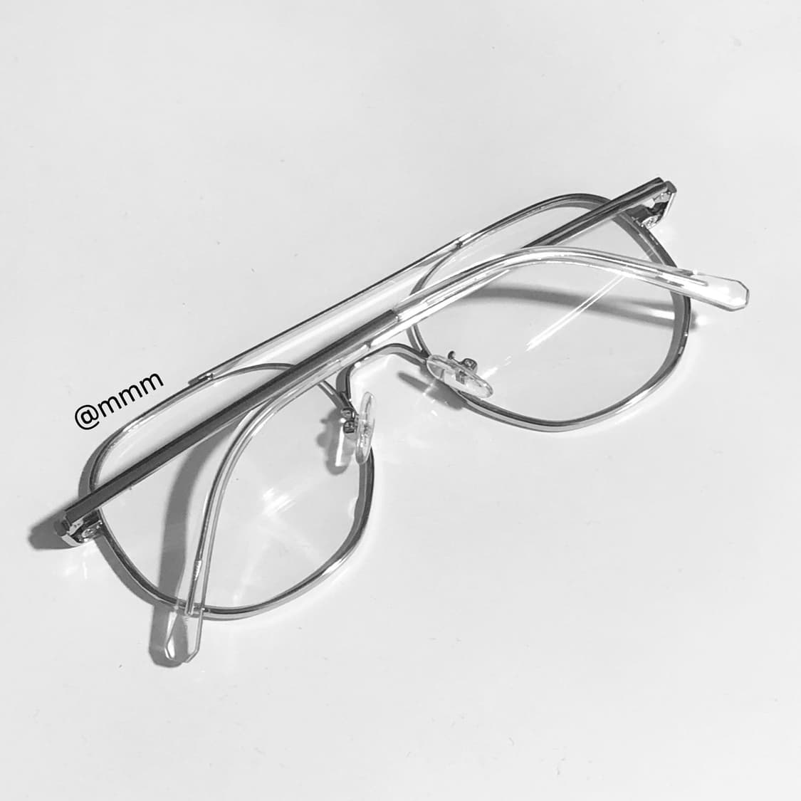 (Unisex) 은테 세미 보잉 안경 상품이미지6