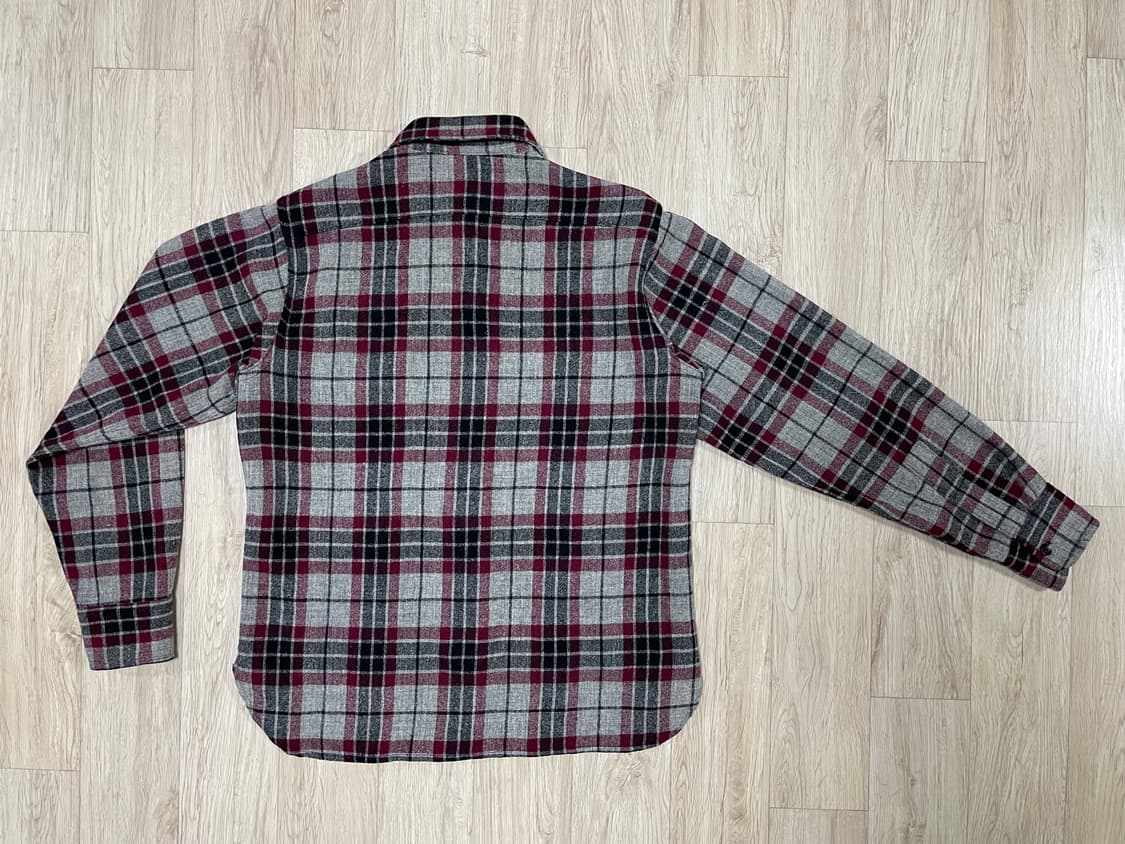 95) 70's 울리치 체크 울 워크셔츠(RRL&LVC&폴로) 상품이미지2