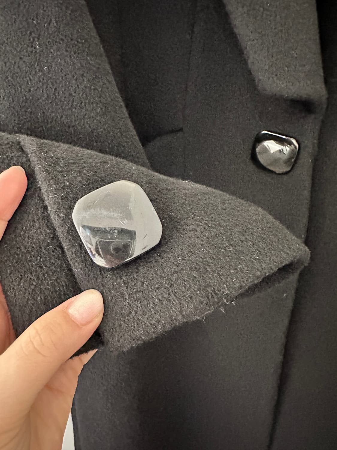 모조에스핀 울 코트(사이즈85) 상품이미지4