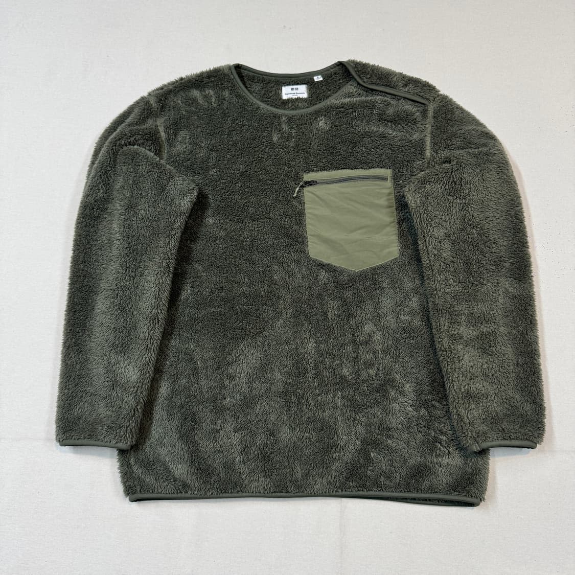 M) 엔지니어드 가먼츠 유니클로 플리스 후리스 풀오버 올리브 상품이미지1