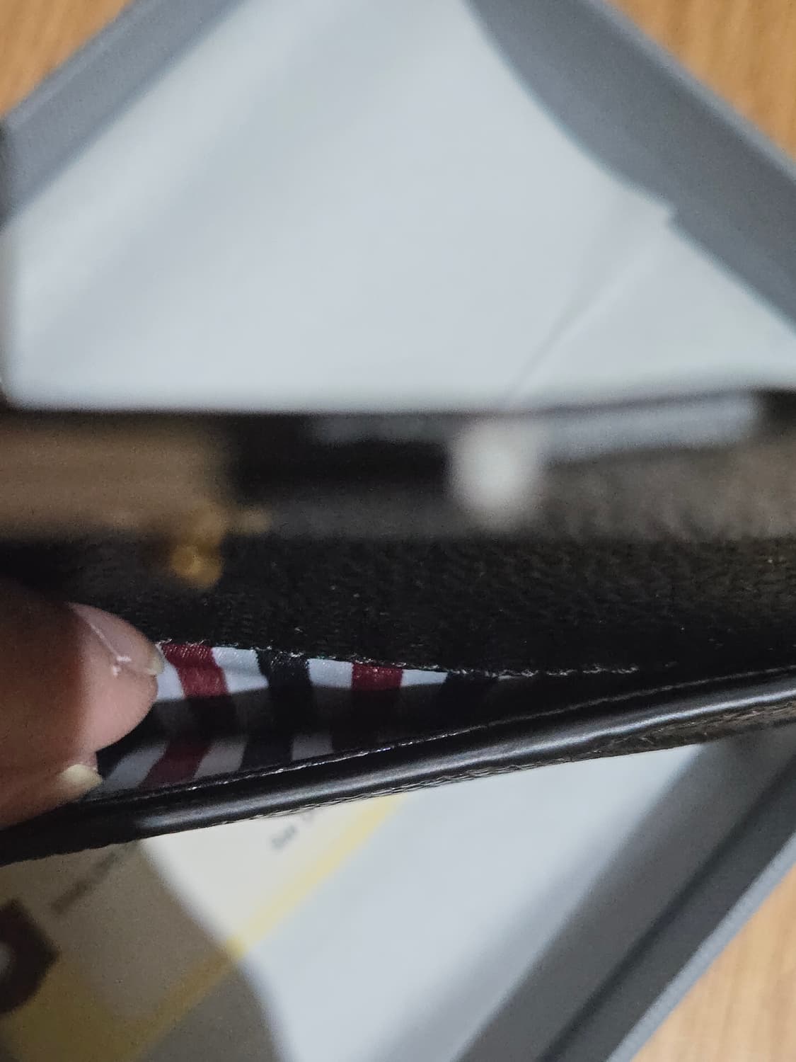 톰브라운 블랙 카드지갑 상품이미지5