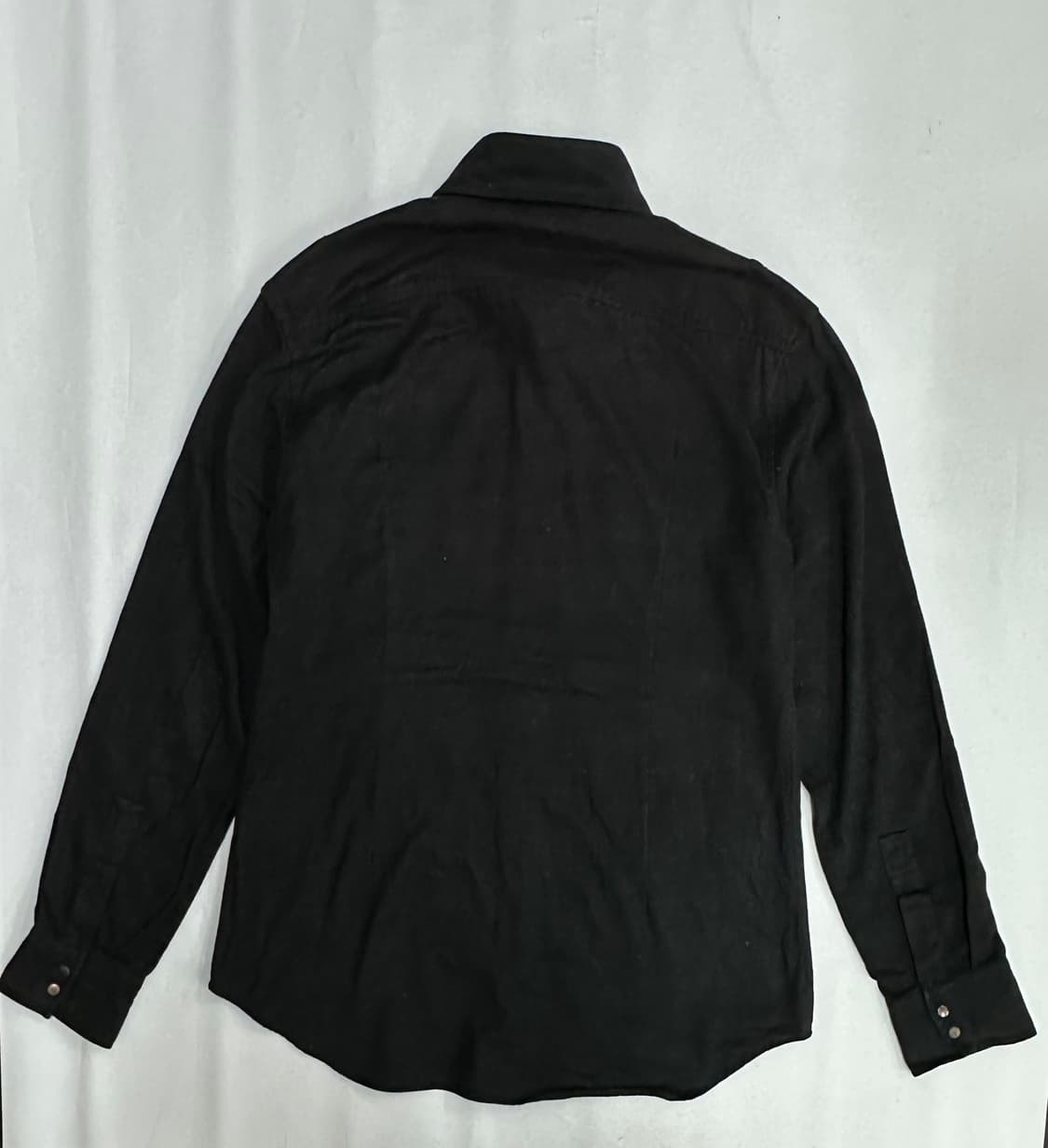 Comme ca lsm 블랙 보헤미안 펑크 락시크 스웨이드 은장 셔츠 상품이미지3