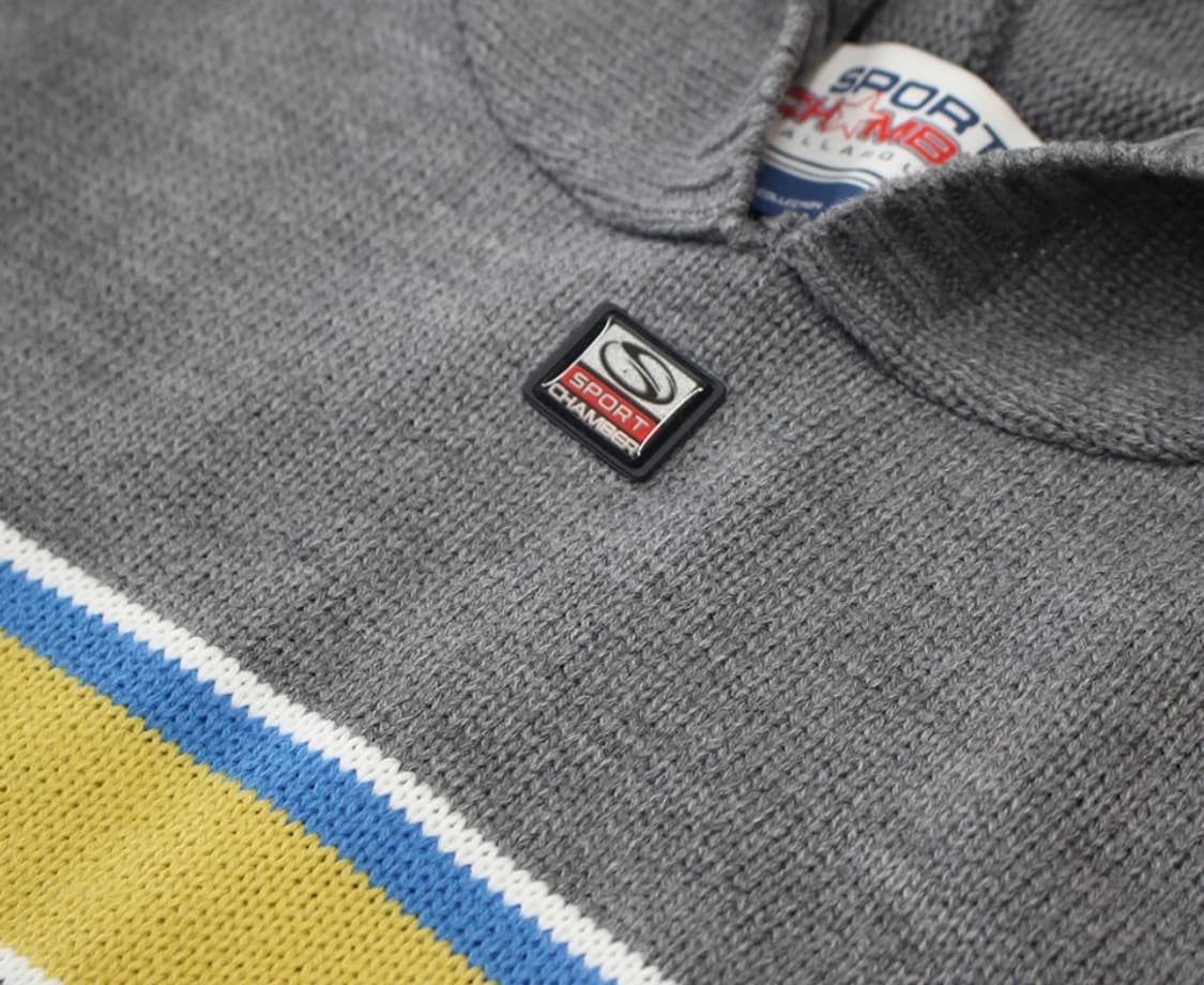 스포츠챔버 SC 글라이드 니트 후디 차콜 2 size 상품이미지6