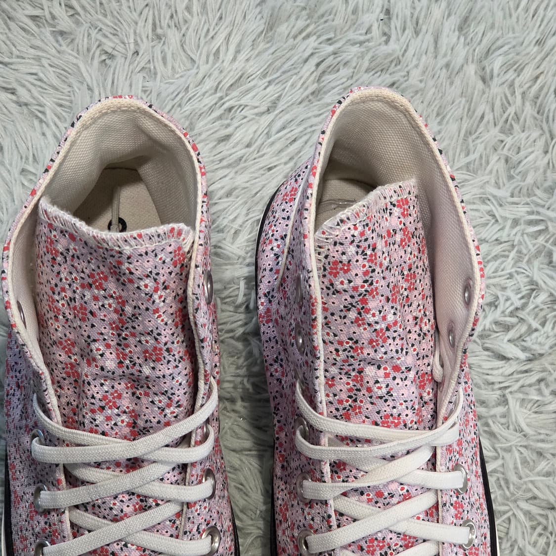 7q-2:컨버스 척테일러 올스타 하이 컷 플라워 패턴 (23.5cm) 상품이미지5