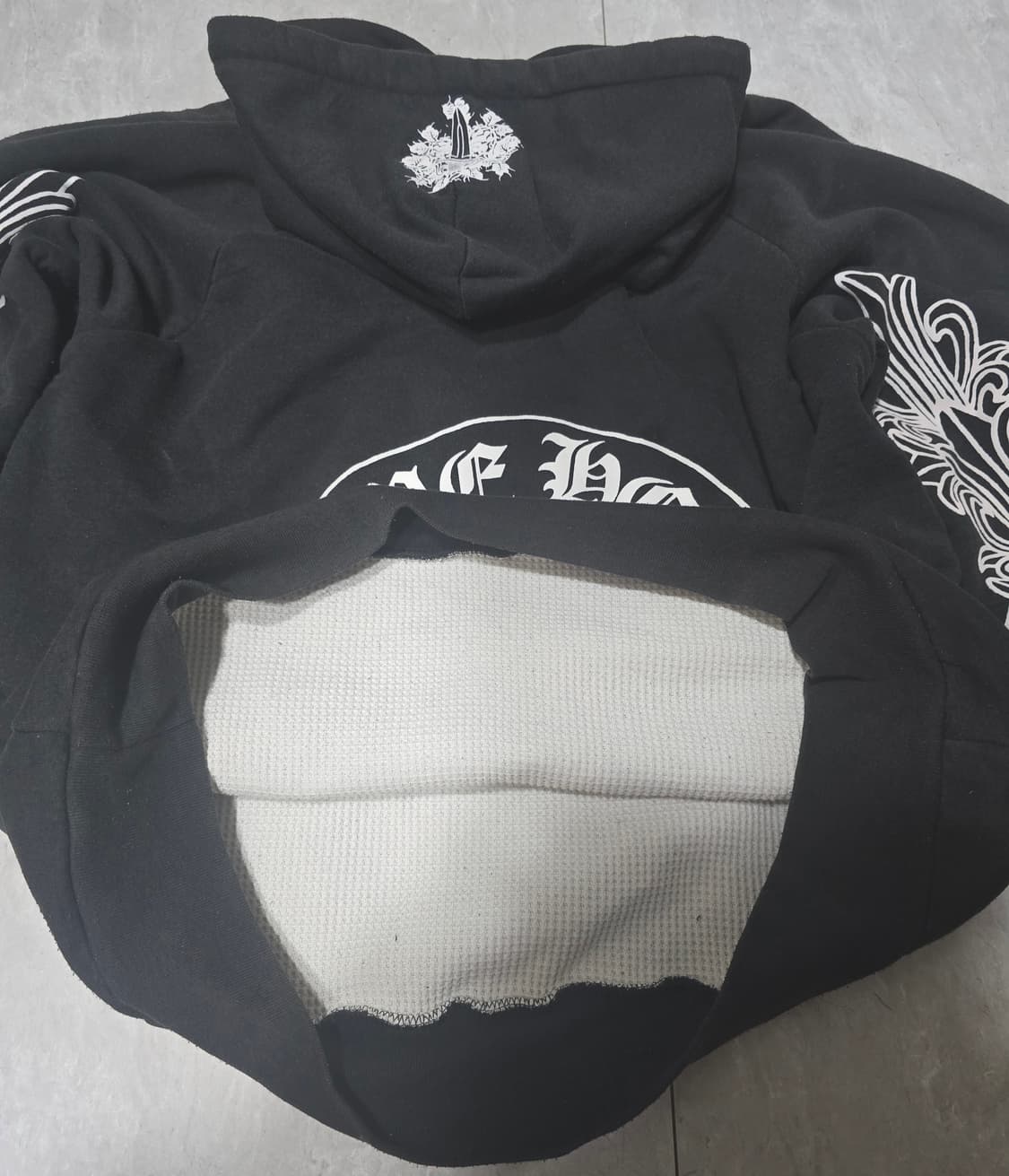 크롬하츠 플로럴 후드티 M (90년대 빈티지) 상품이미지3