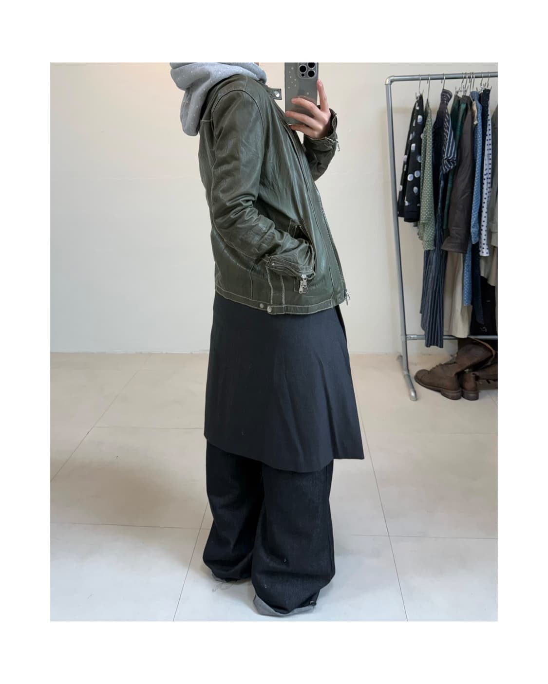 빈티지 양가죽 자켓 상품이미지3