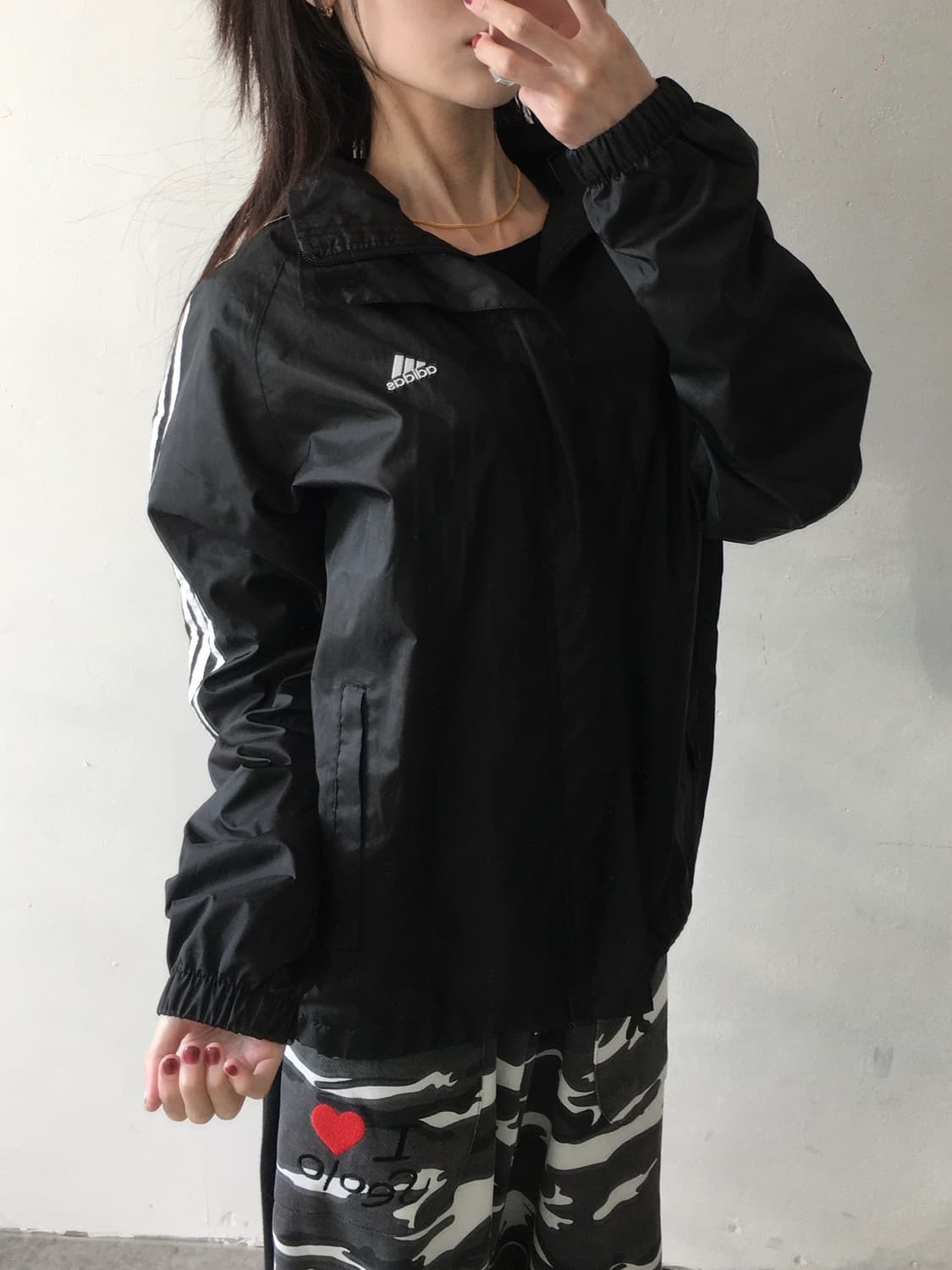 아디다스 삼선 바람막이 자켓 상품이미지2