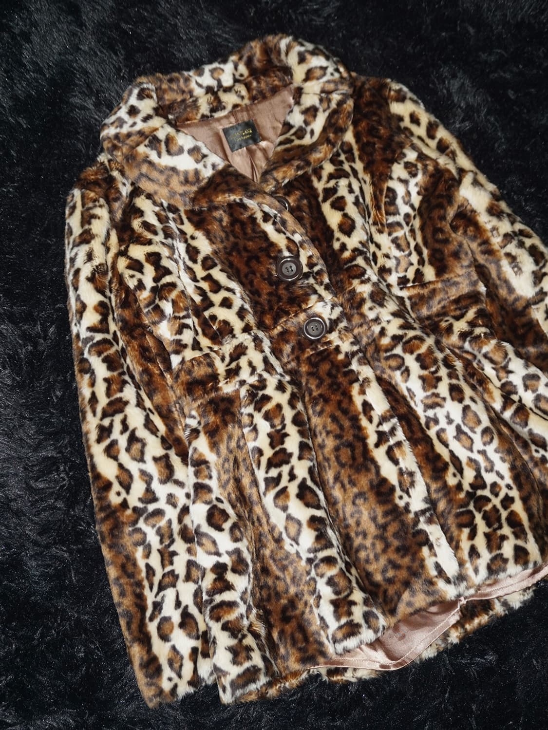 (cormflake) punk leopard fur jacket  상품이미지2