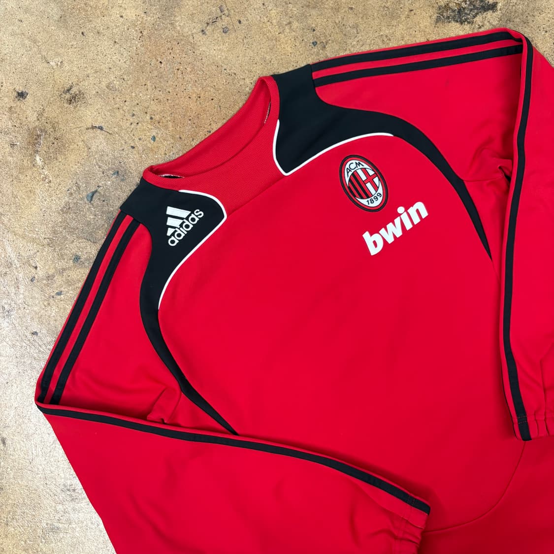 [정품] 아디다스 AC밀란 트레이닝 탑 레드 b18 상품이미지1