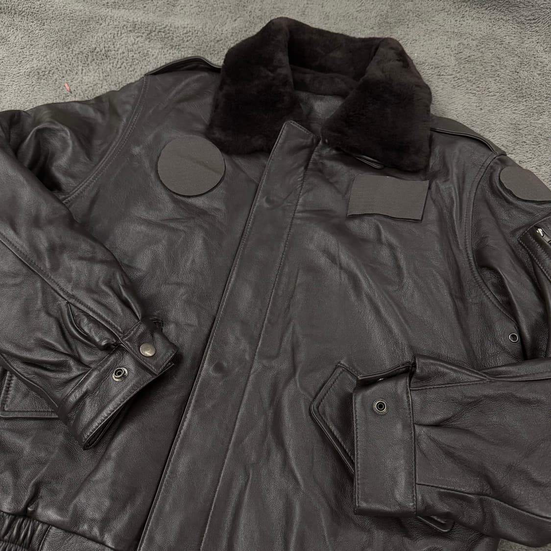 [ M ] 육군 군용 A2 레더 항공자켓 상품이미지1