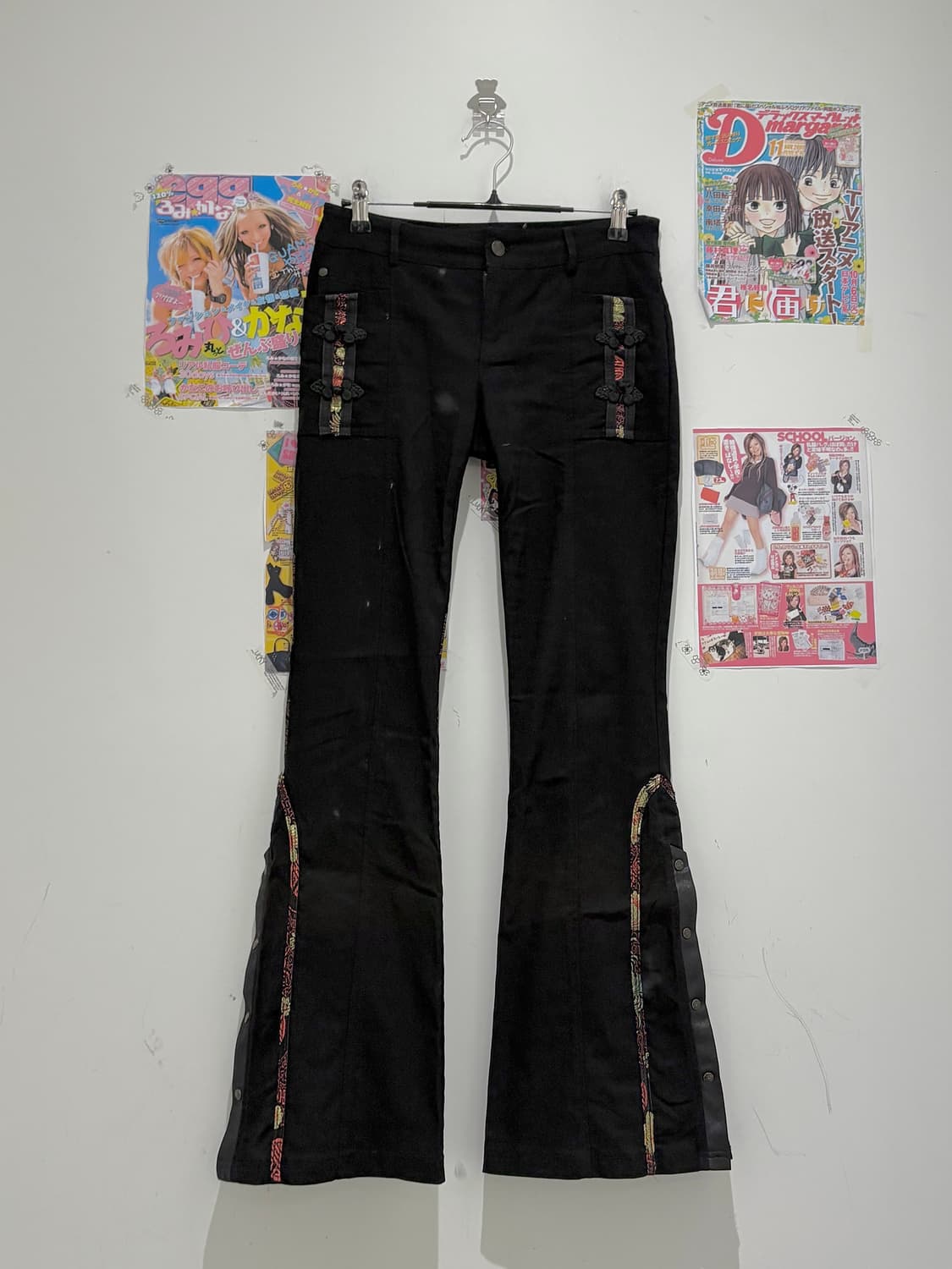 Ozz on Black Oriental Bootcut Pants  상품이미지1