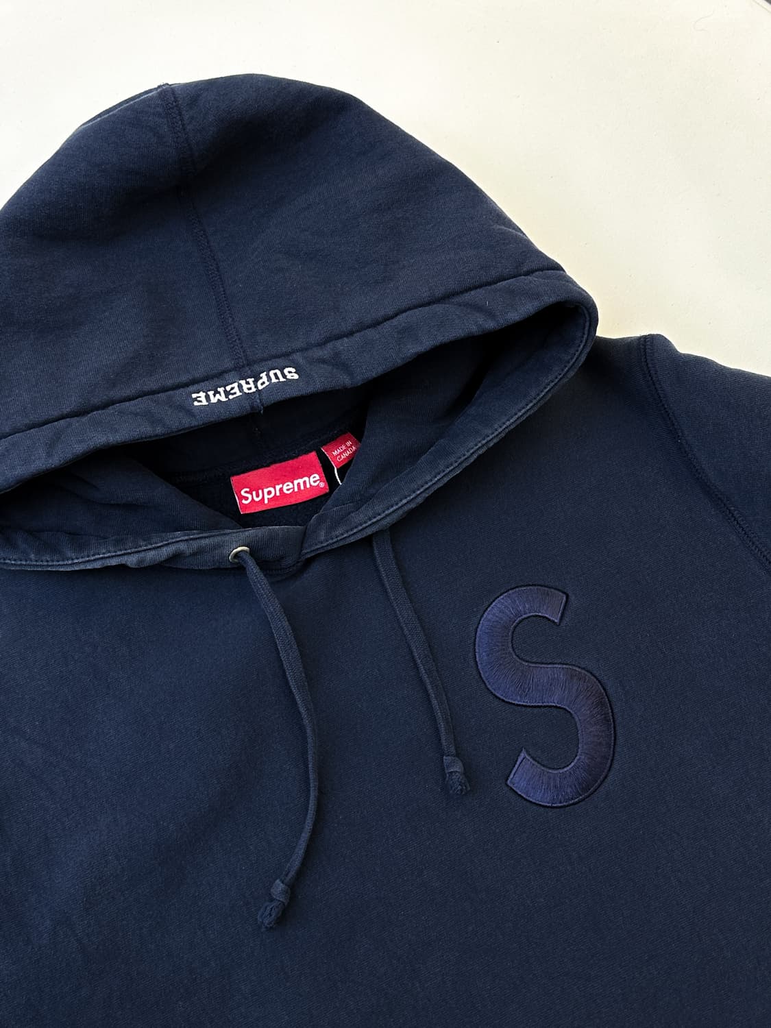슈프림 오버다이드 S 로고 후드티 상품이미지4