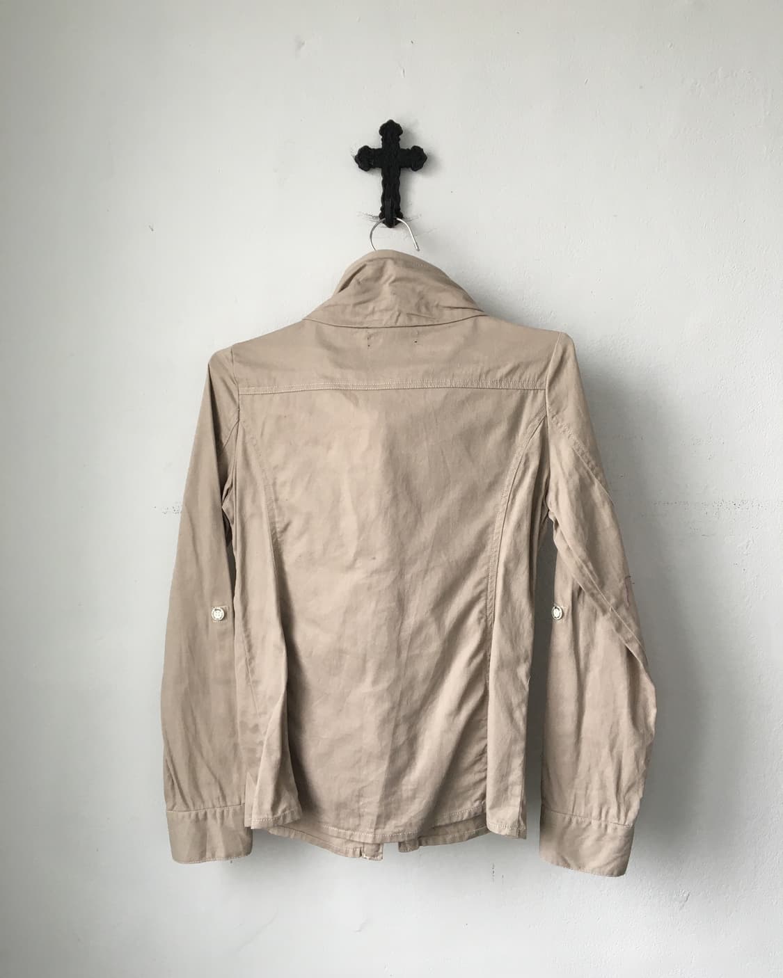 High neck shirt jacket 상품이미지3