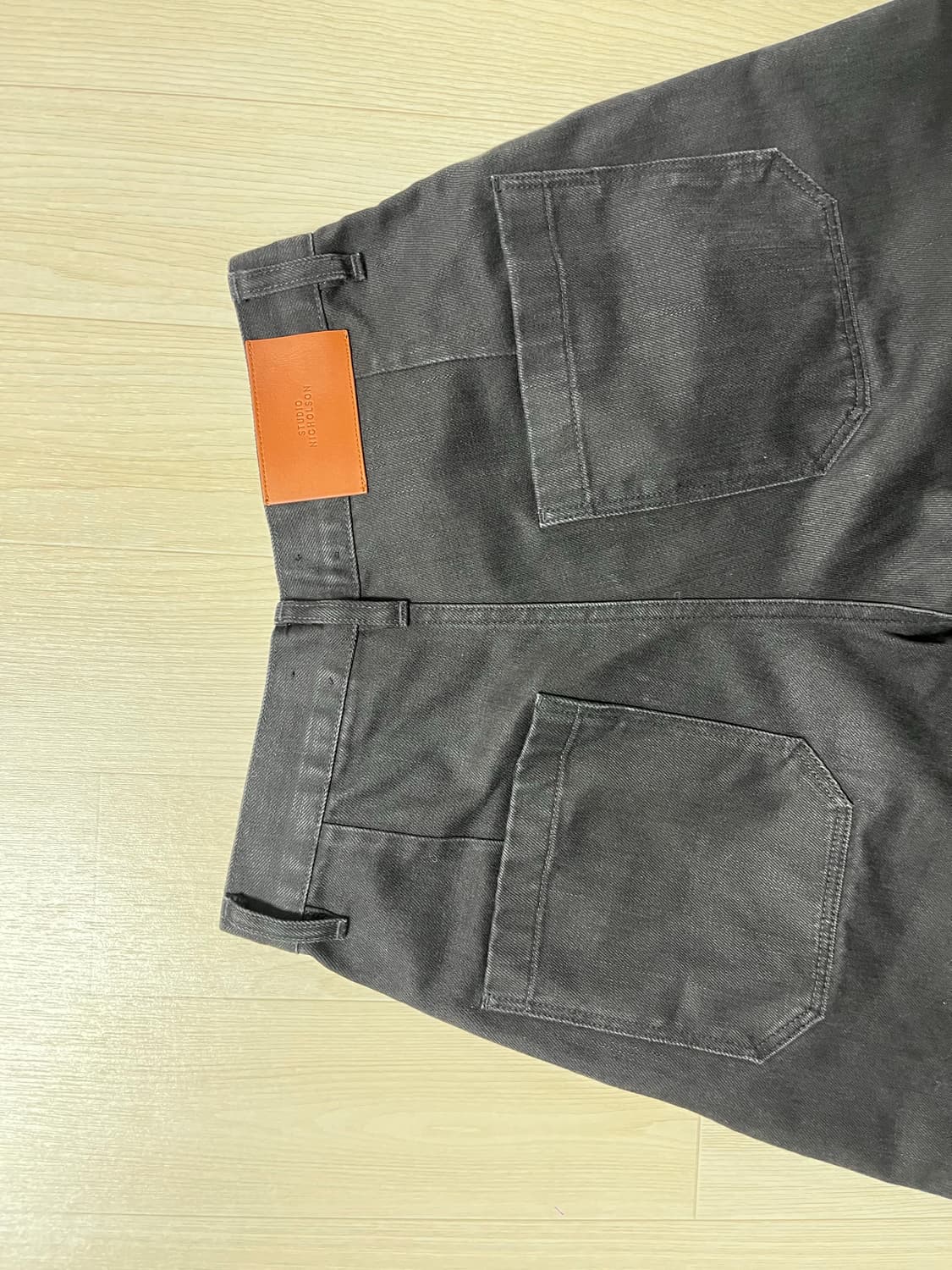 [Studio Nicholson]푸크 워시드 데님_워시드 블랙 (S) 상품이미지6