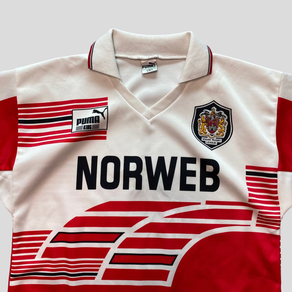 (M)94-95 퓨마 위건워리어스 럭비리그 저지 상품이미지2