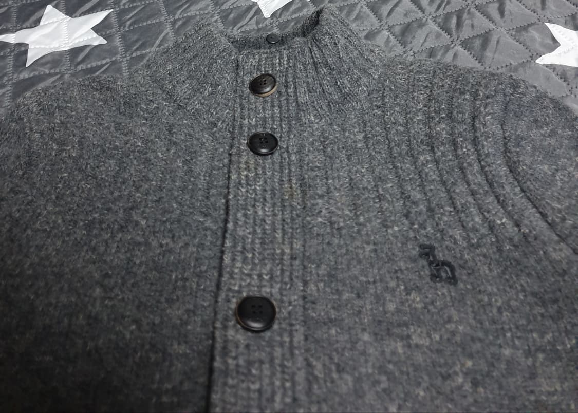 헤지스 방풍 울혼방 혜비 니트 집업자켓 그레이 (100) 상품이미지2