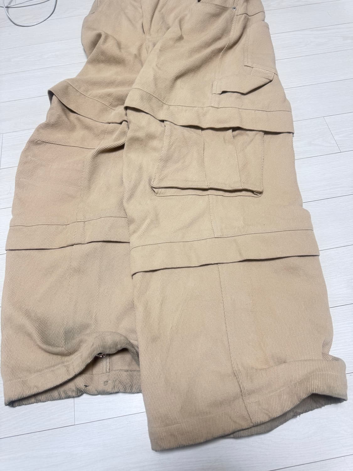 카미엔 타이탄 배기 팬츠 베이지 2사이즈 상품이미지2