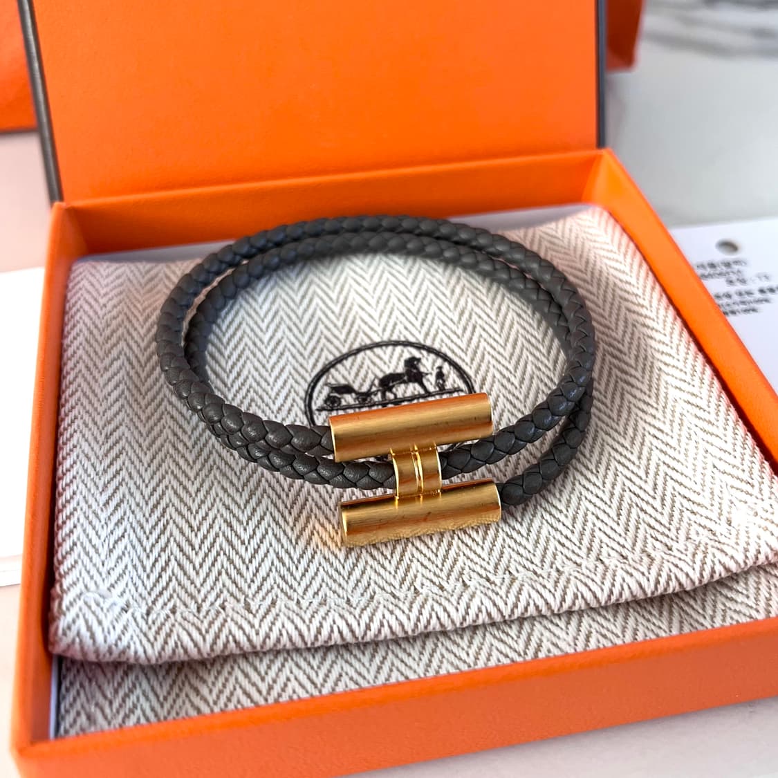 [A급/정품] 에르메스 골드 투니스 트레세 팔찌 상품이미지2