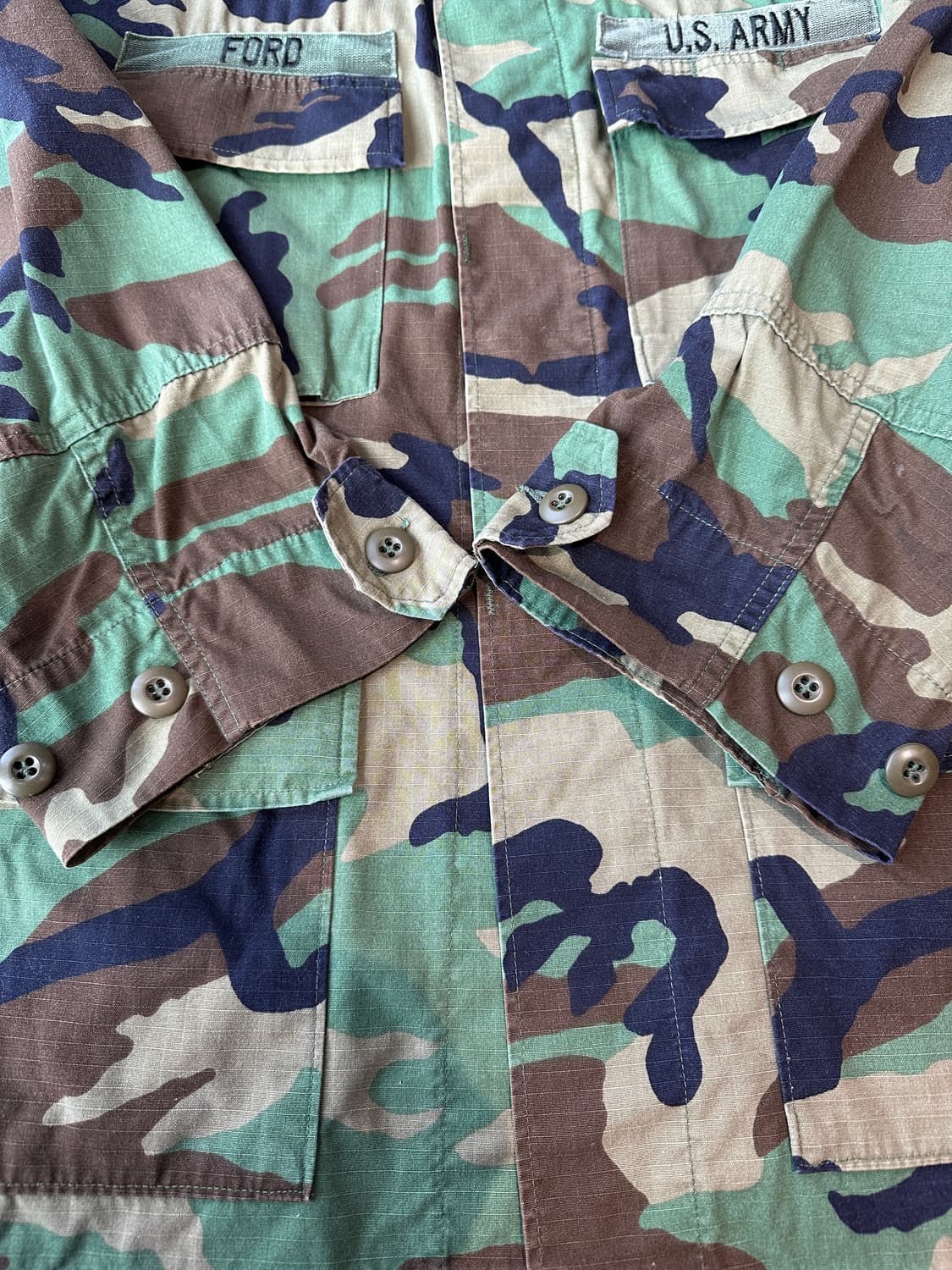 미군 우드랜드 BDU 자켓 M/R (100) 상품이미지4