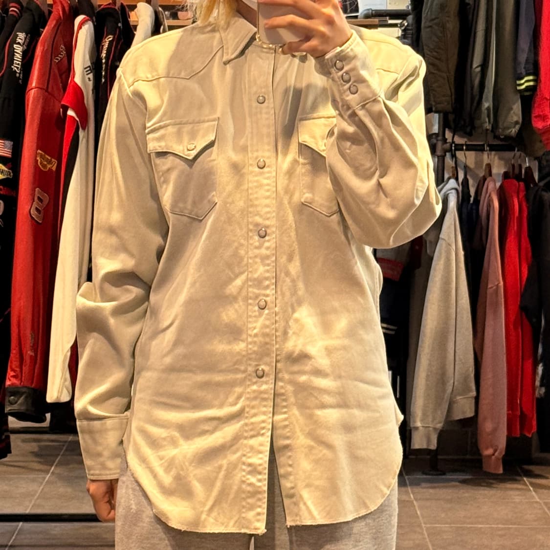 [NO.9] 리바이스 아이보리 셔츠 상품이미지4