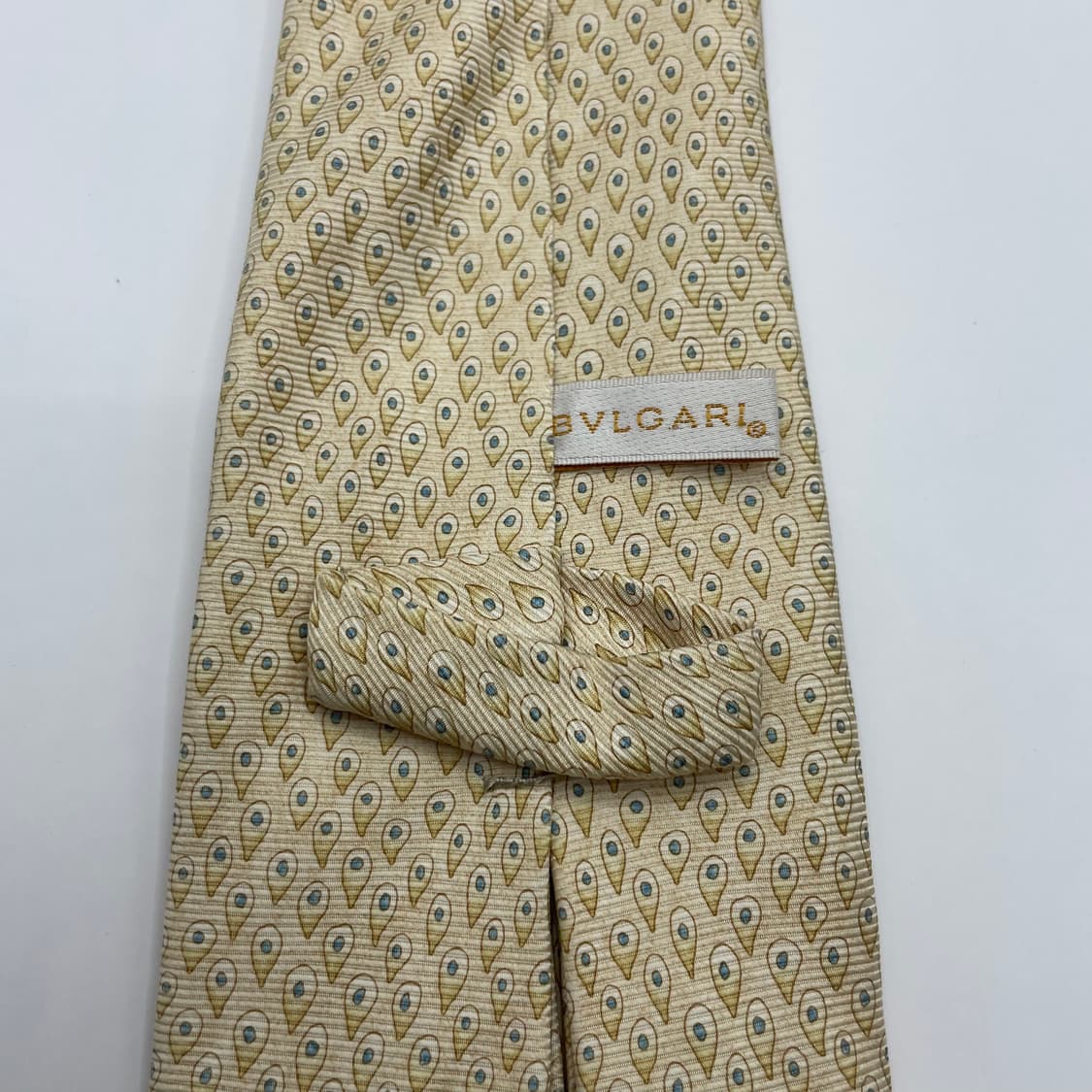 602) (BVLGARI) 불가리 패턴 넥타이(미세오염) 상품이미지5