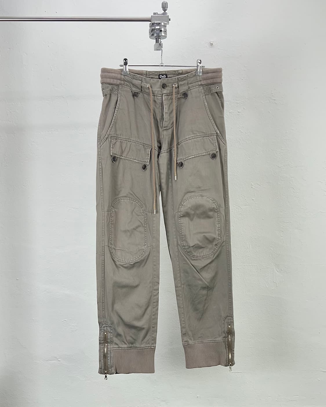 돌체앤가바나 모스 그레이 컨버터블 번트 드로우 카코 팬츠 상품이미지1