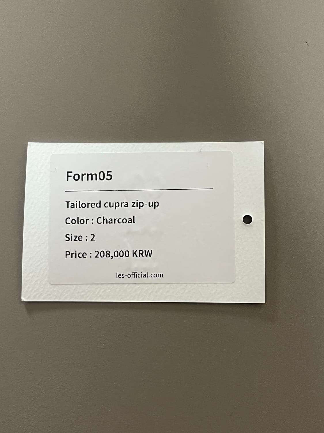 Les tailored cupra zip-up 2 상품이미지3