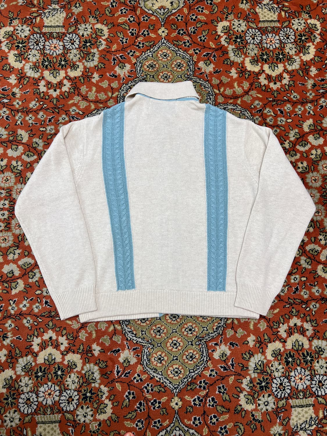 [M] 세터 파로 캐시미어 블렌드 칼라 니트 가디건 상품이미지2